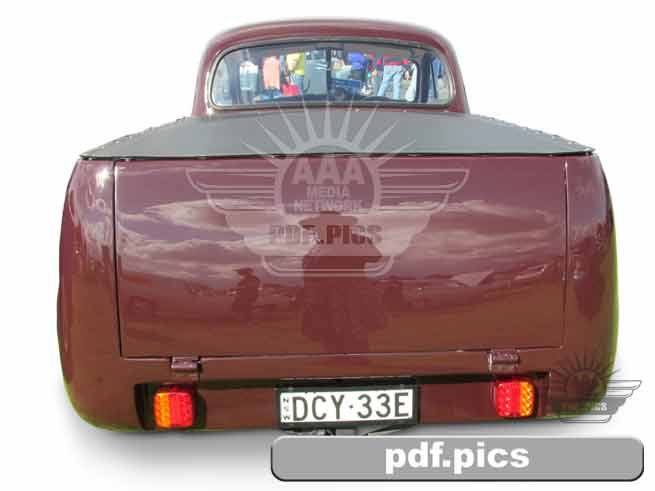 FJ Holden Sedan Rear View