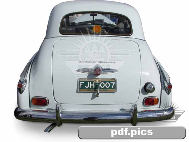 FJ Holden Sedan Rear View