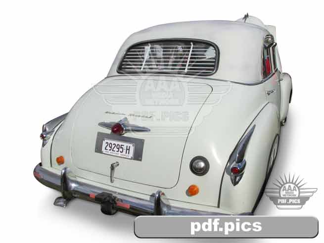 FJ Holden Sedan Rear Drivers Side View