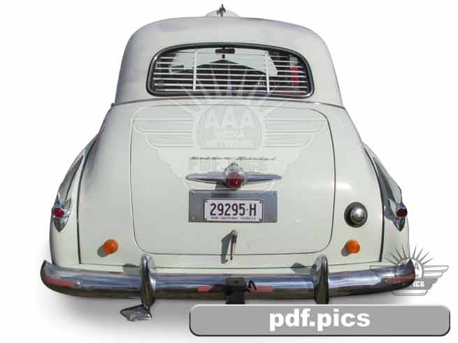 FJ Holden Sedan Rear View