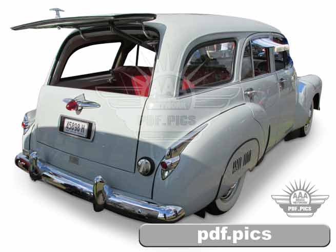 FJ Holden Station Wagon Rear Drivers Side View