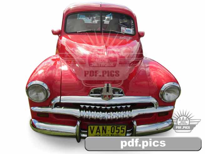 FJ Holden Panel Van Front View