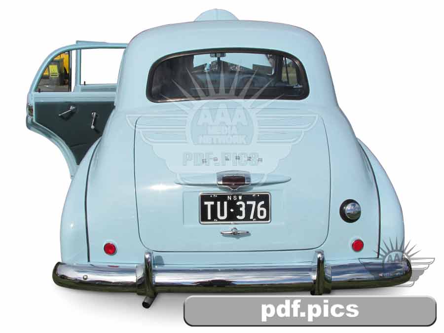 FX Holden Sedan Rear View