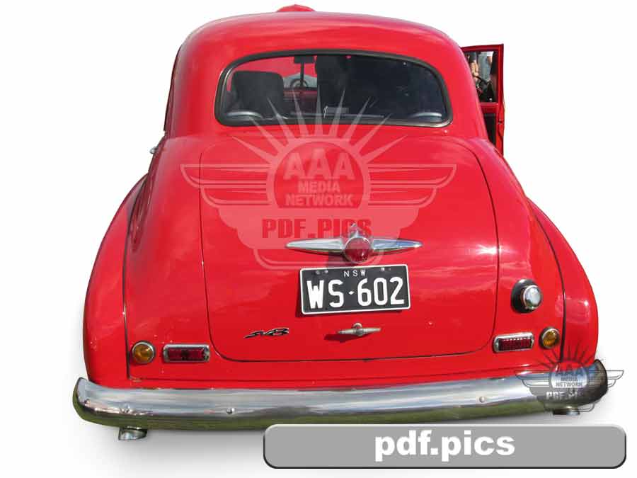 FX Holden Sedan Rear View