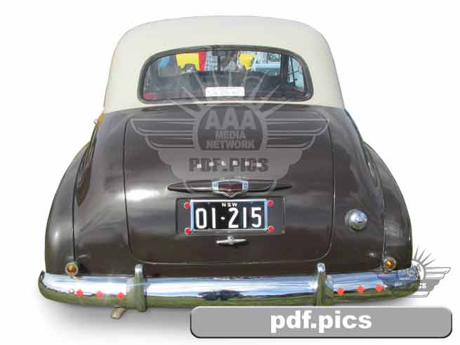 FX Holden Sedan Rear View