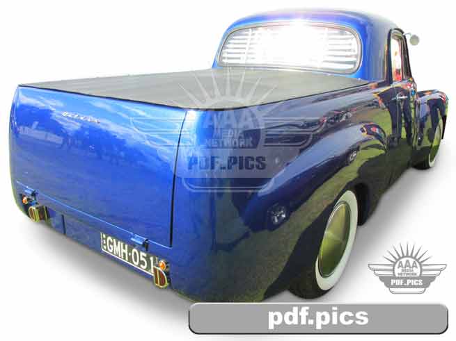 FX Holden Ute Rear Drivers Side View