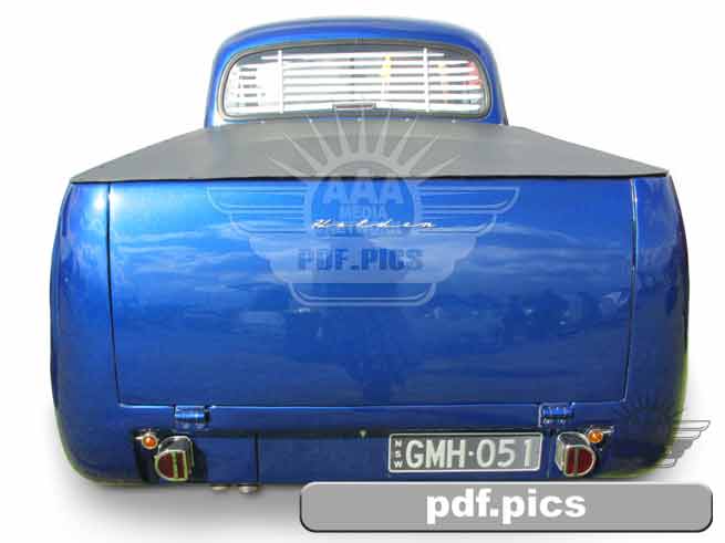 FX Holden Ute Rear View