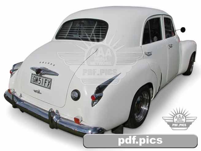 FX Holden Sedan Rear Drivers Side View