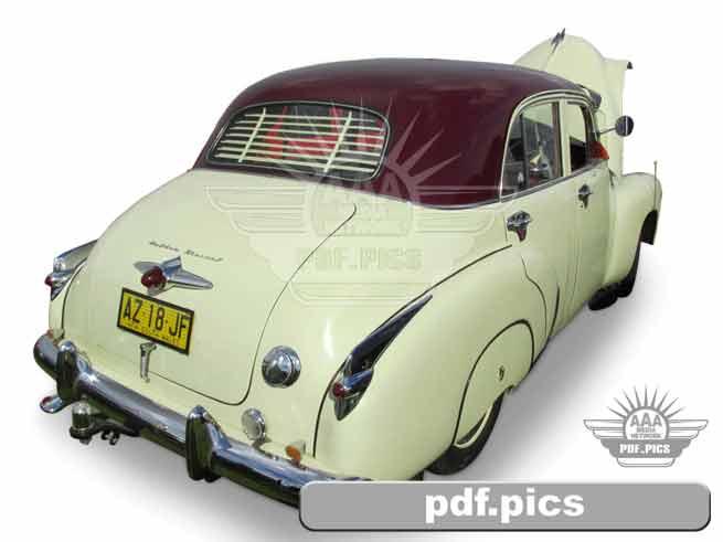 FX Holden Sedan Rear Drivers Side View