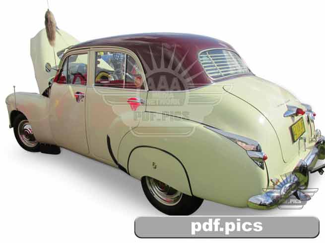 FX Holden Sedan Rear Passenger Side View
