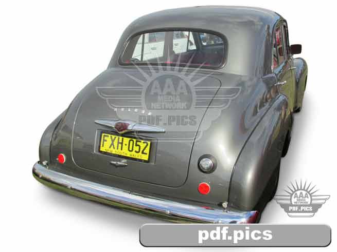 FX Holden Sedan Rear Drivers Side View