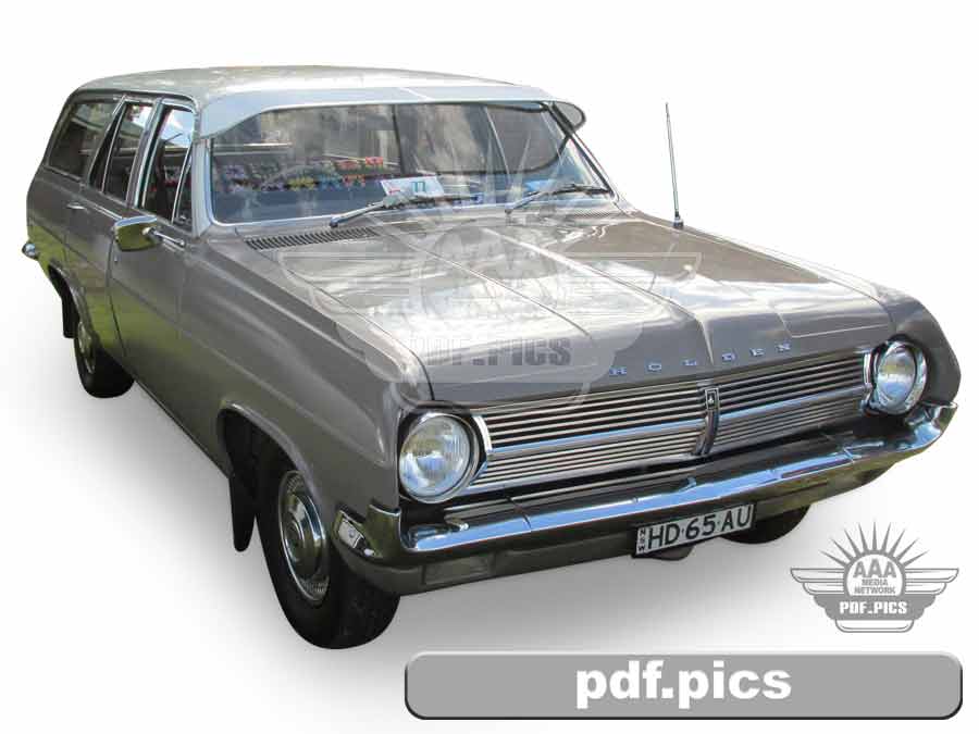 HD Holden Station Wagon Front Drivers Side View