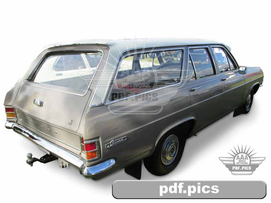 HD Holden Station Wagon Rear Drivers Side View