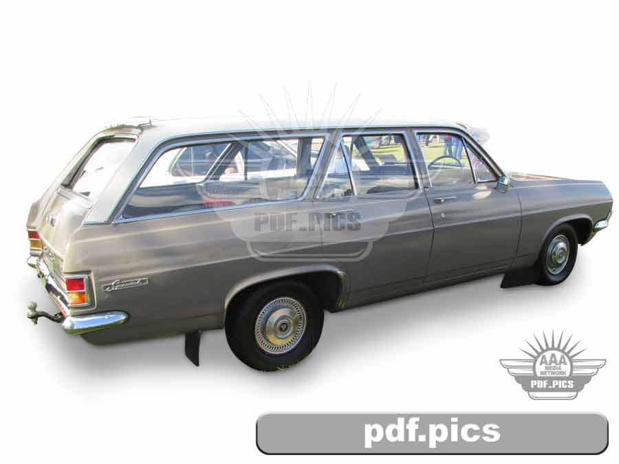 HD Holden Station Wagon Rear Drivers Side View
