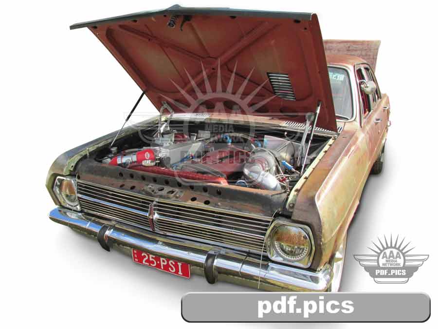 HD Holden Sedan Front Passenger Side View