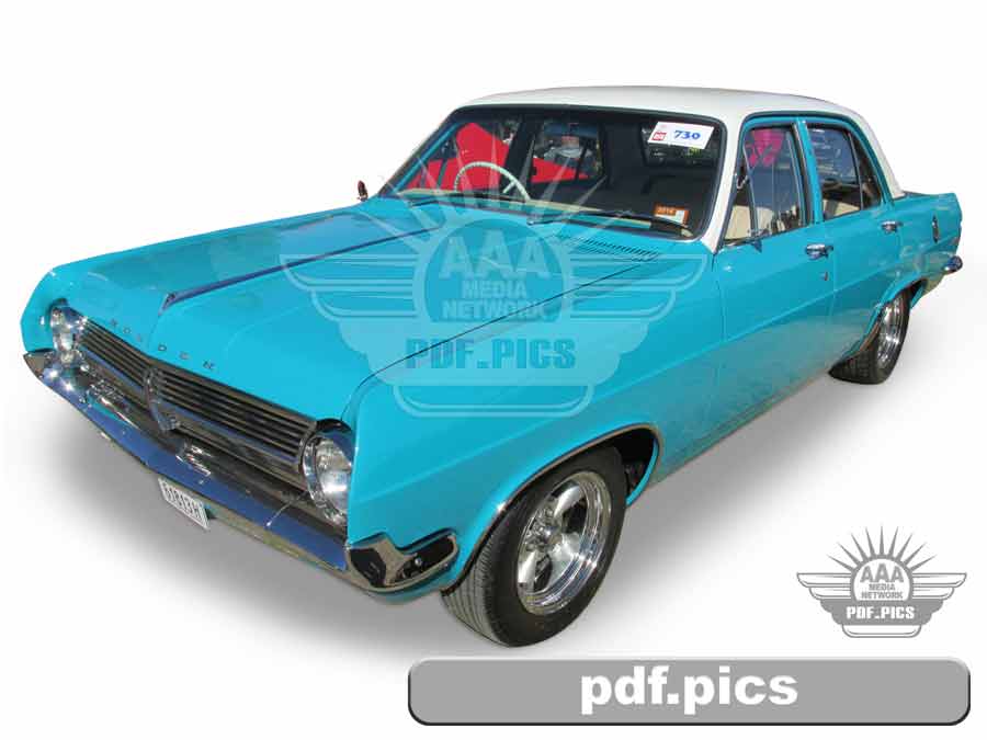 HD Holden Sedan Front Passenger Side View