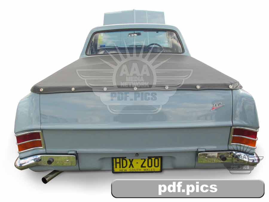 HD Holden Ute Rear View