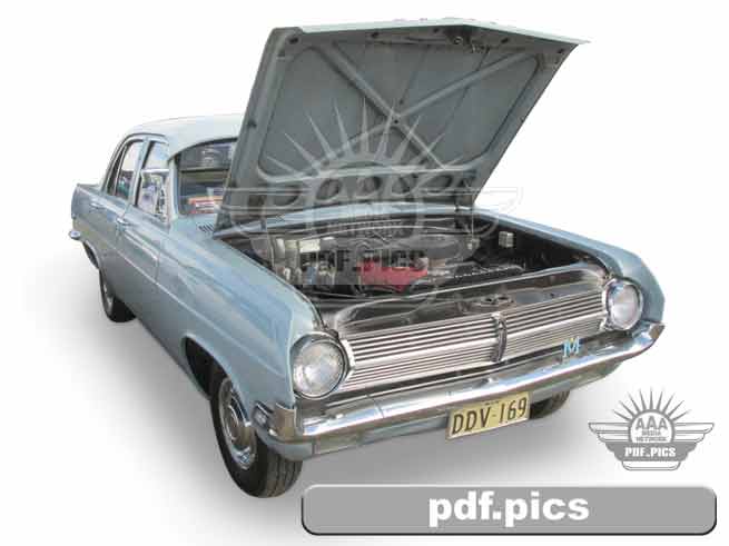 HD Holden Sedan Front Drivers Side View
