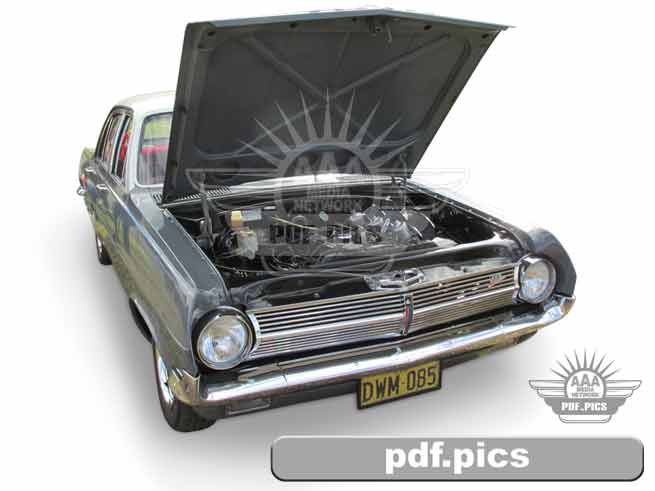 HD Holden Sedan Front Drivers Side View