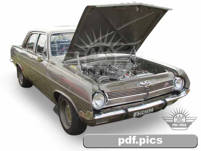 HD Holden Sedan Front Drivers Side View