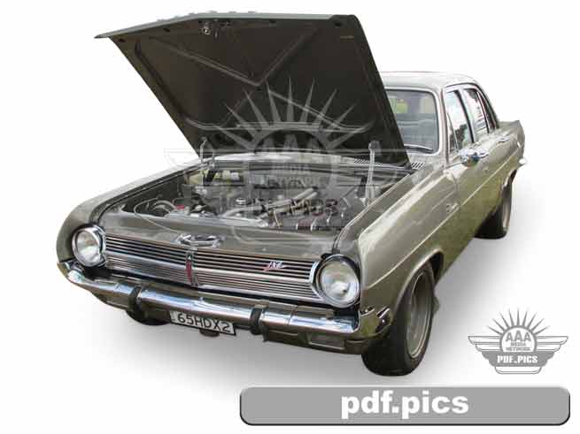 HD Holden Sedan Front Passenger Side View