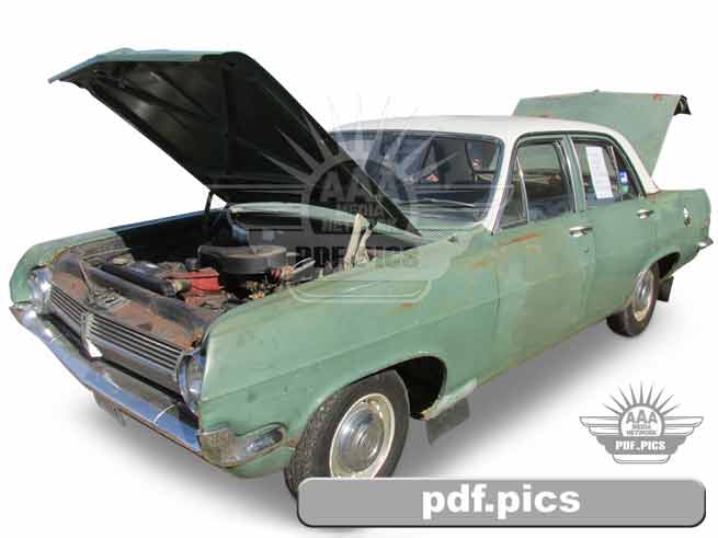HD Holden Sedan Front Passenger Side View