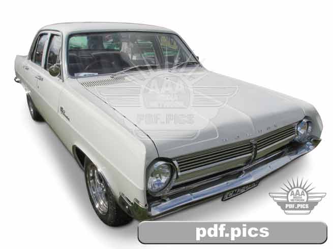 HD Holden Sedan Front Drivers Side View