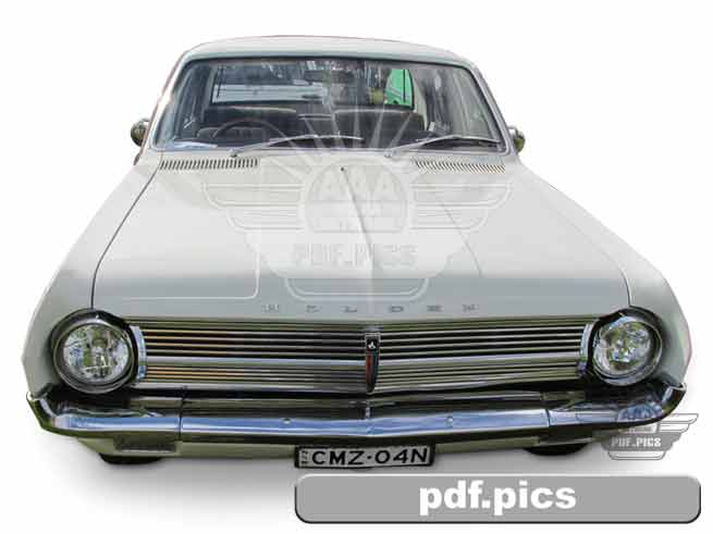 HD Holden Sedan Front View