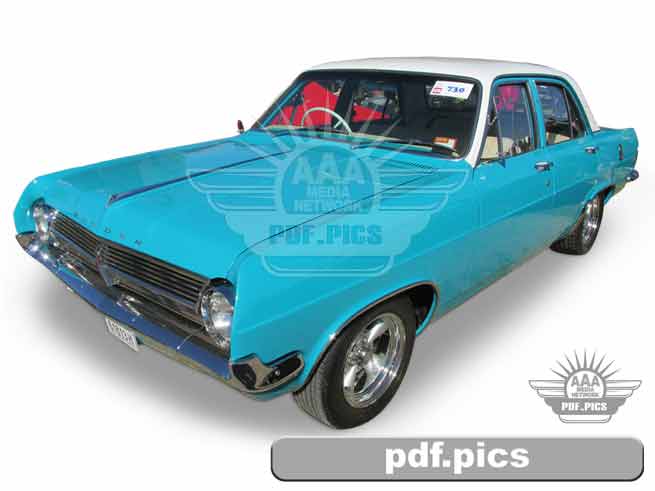 HD Holden Sedan Front Passenger Side View
