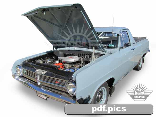HD Holden Ute Front Passenger Side View
