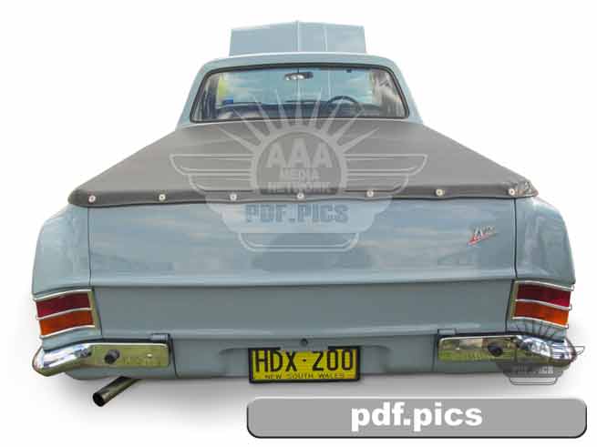 HD Holden Ute Rear View