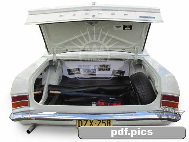 HD Holden Sedan Rear View