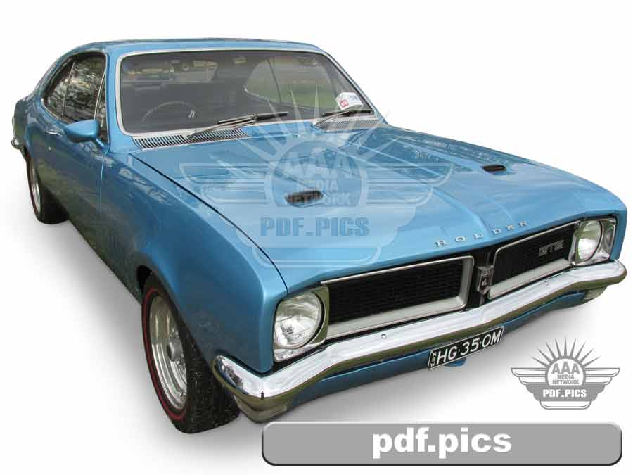 HG Holden Coupe Front Drivers Side View