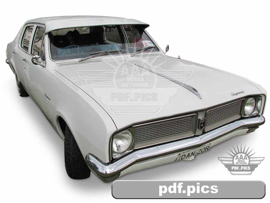 HG Holden Sedan Front Drivers Side View