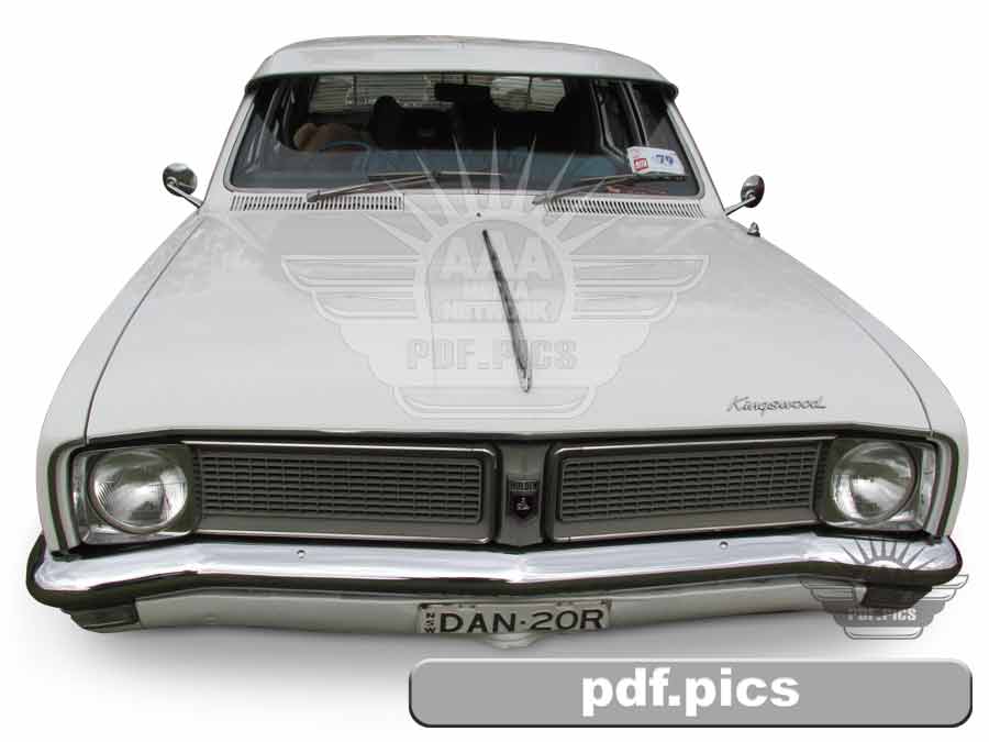 HG Holden Sedan Front View