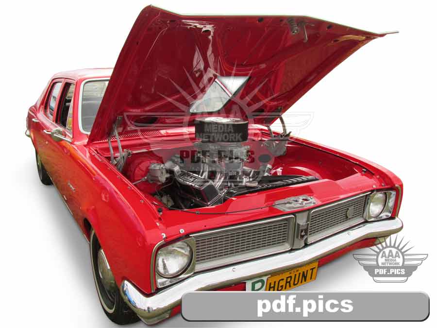 HG Holden Sedan Front Drivers Side View