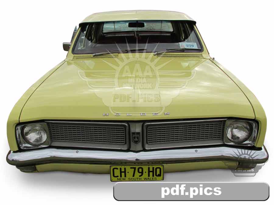 HG Holden Sedan Front View