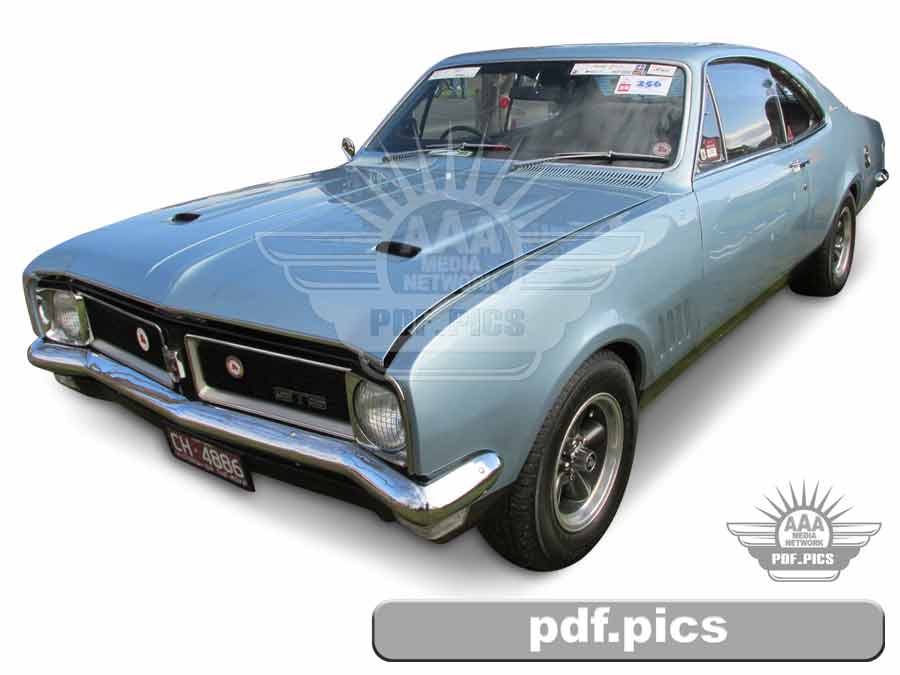 HG Holden Coupe Front Passenger Side View