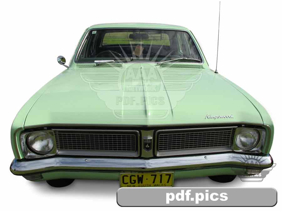 HG Holden Sedan Front View