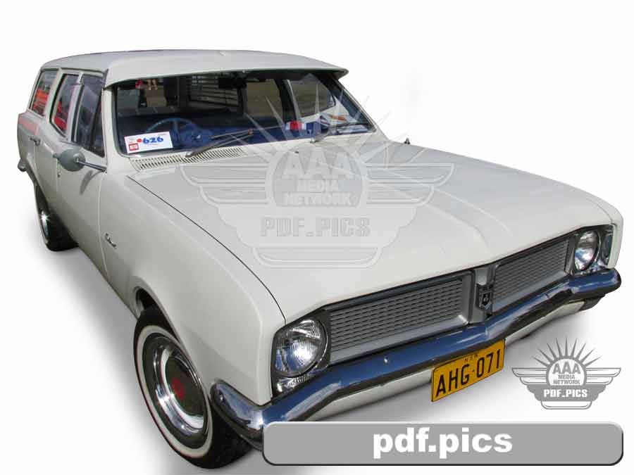 HG Holden Station Wagon Front Drivers Side View