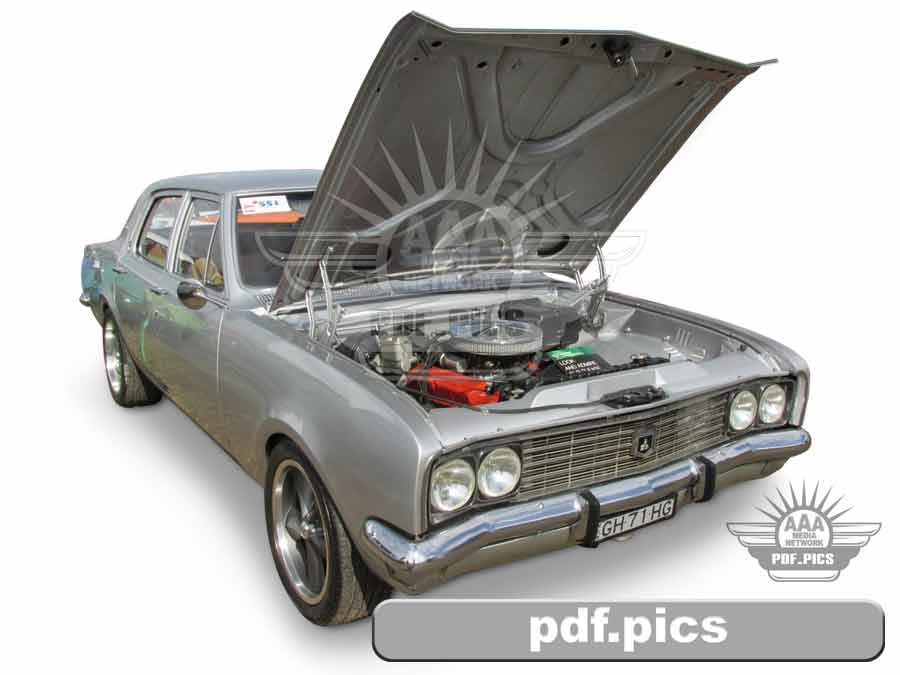 HG Holden Sedan Front Drivers Side View