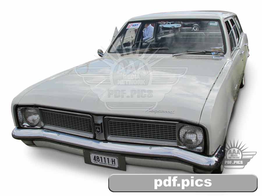 HG Holden Station Wagon Front Passenger Side View