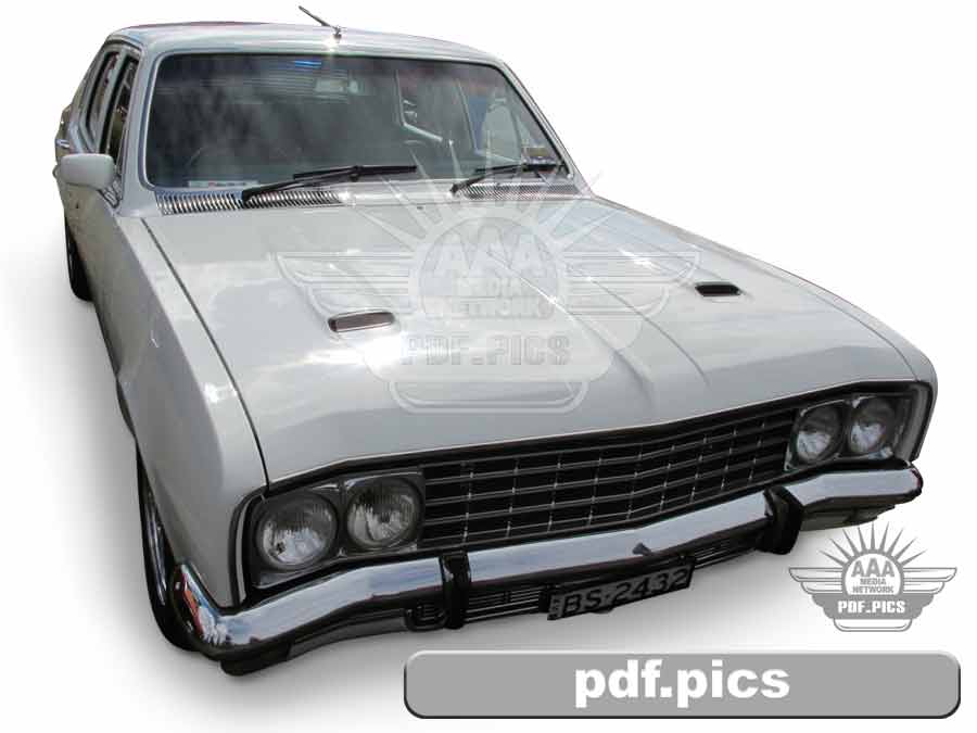 HG Holden Sedan Front Drivers Side View