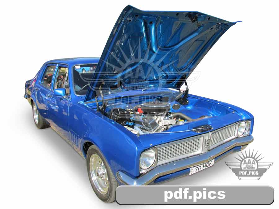 HG Holden Sedan Front Drivers Side View