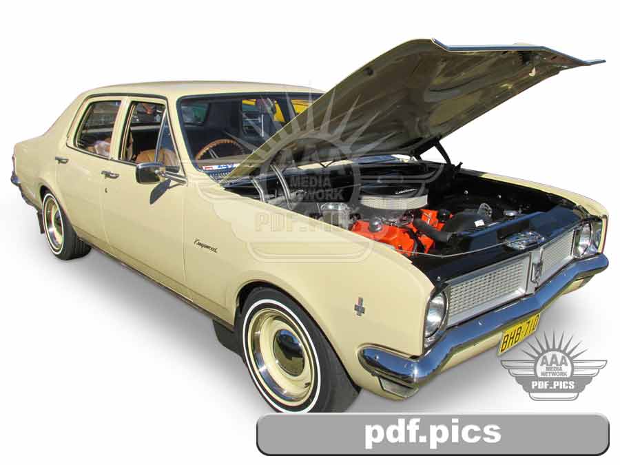 HG Holden Sedan Front Drivers Side View