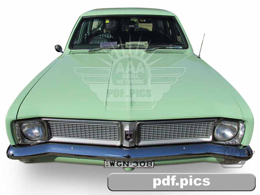 HG Holden Station Wagon Front View