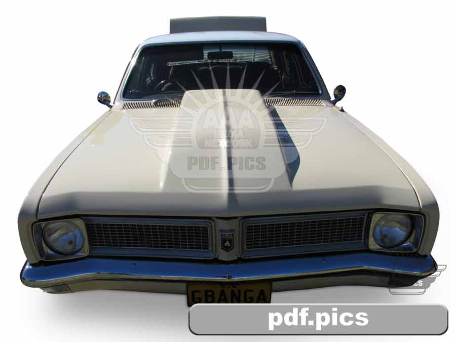HG Holden Sedan Front View