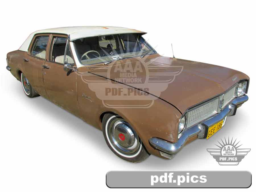 HG Holden Sedan Front Drivers Side View