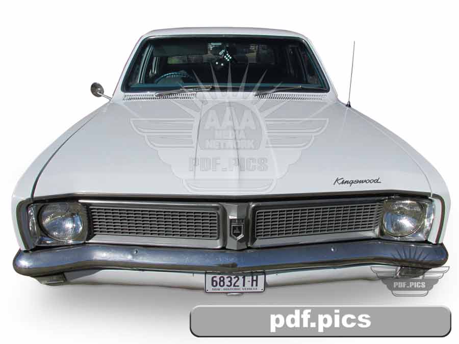 HG Holden Sedan Front View