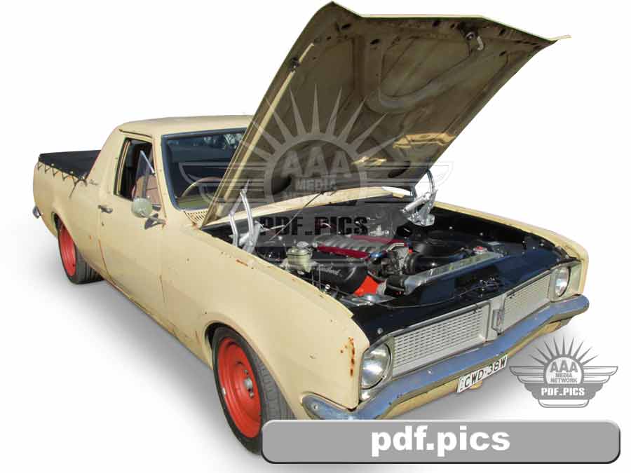 HG Holden Ute Front Drivers Side View
